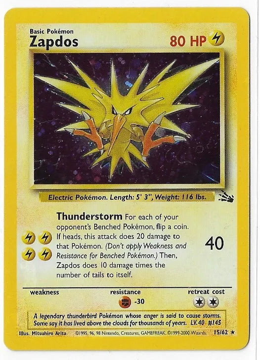 ZAPPING A ZAPDOS: How we Found our First Holo Card